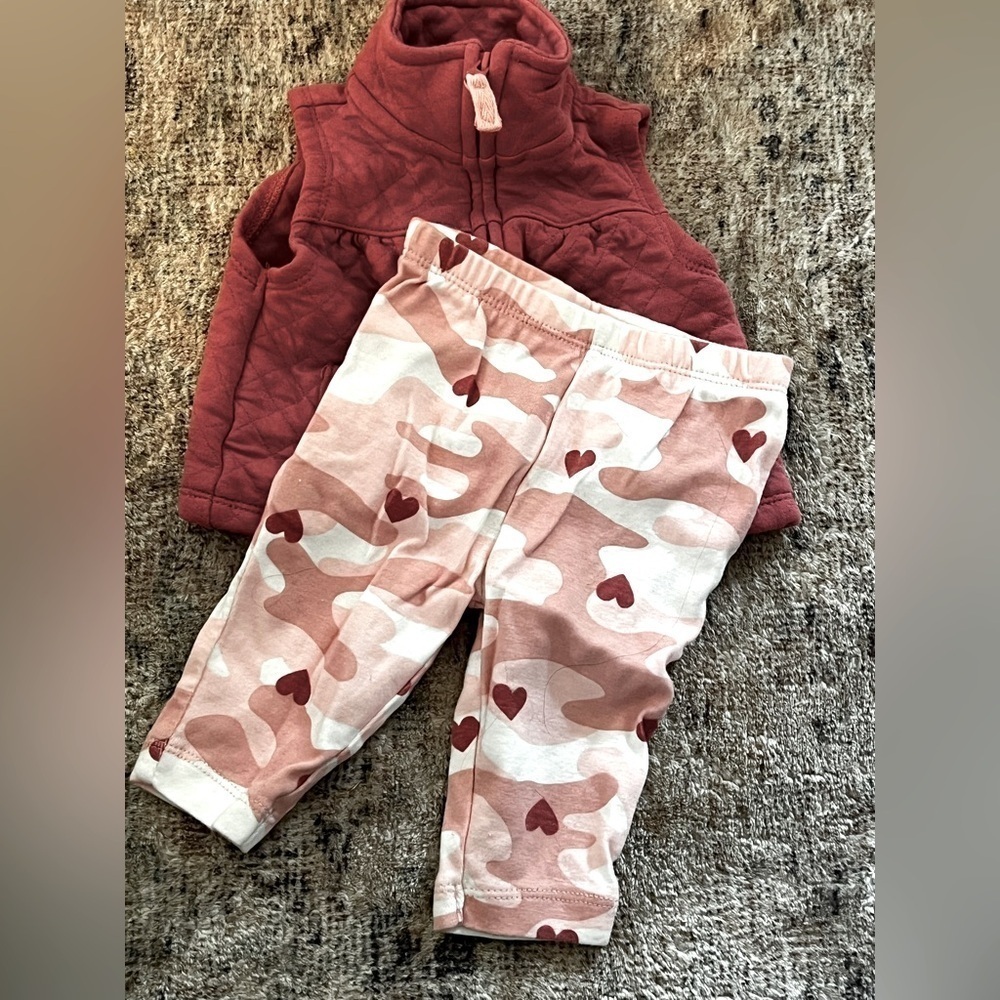 4/$20 Carter’s 3 Month Pink Camo Set